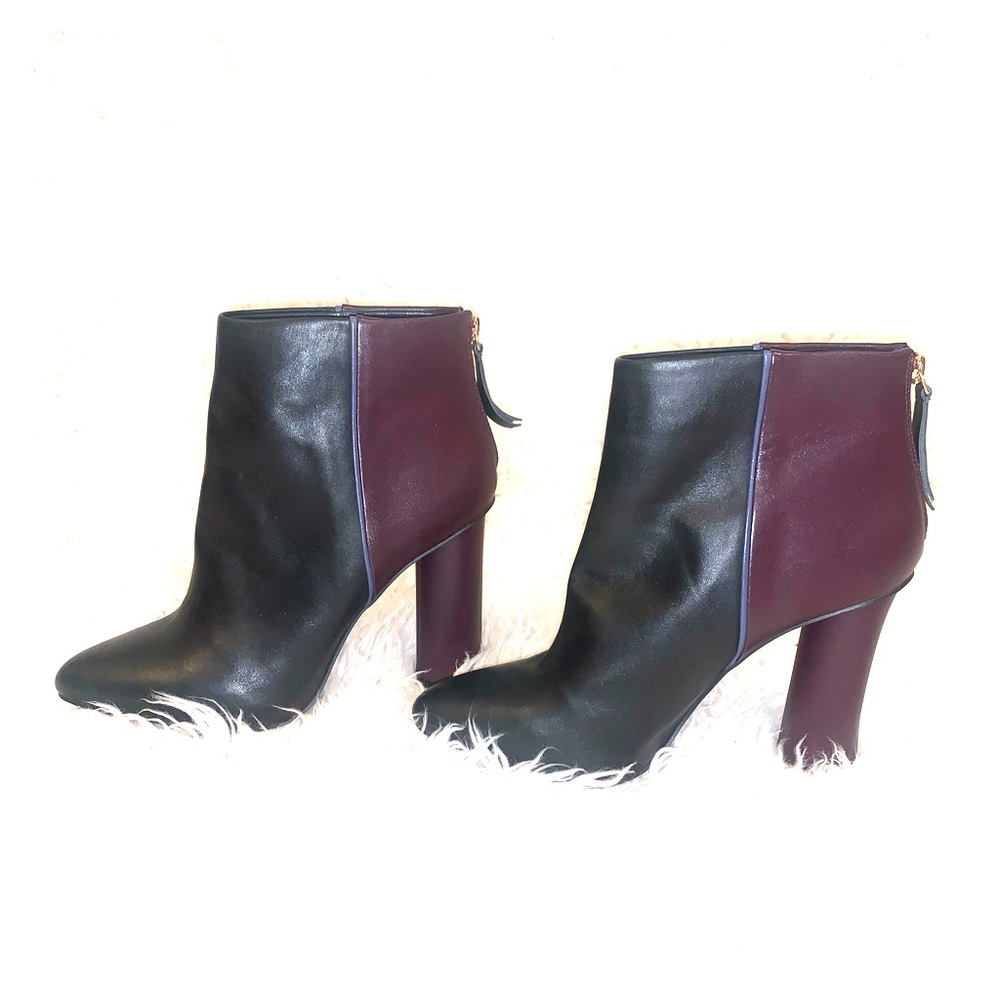 Black heel boots
